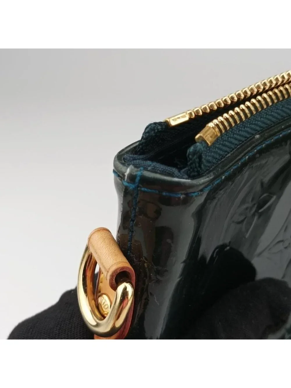 Louis Vuitton Bellevue PM Bleu Nuit Vernis Handbag